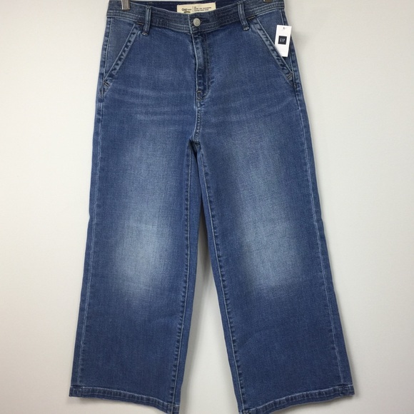 Gap wide leg trousers super high rise 24,29,27T - Picture 2 of 8